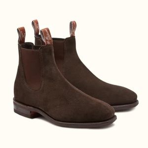 🆕 R.M.Williams mens brown suede boot size 6 1/2